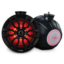 DS18 NXL-PS8 HYDRO 8" Pod 375W Speaker with Integrated RGB LED Lights Pair BLA