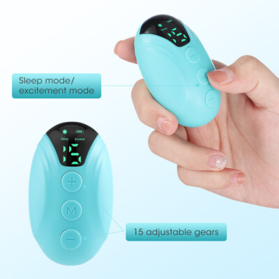 Nighttime Sleep Aid Device Calm Carry Anxiety Device Intelligent Handheld Black