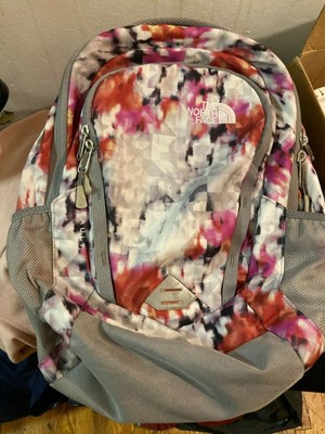 floral north face backpack
