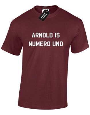 ARNOLD NUMERO UNO HERREN T-SHIRT GEWICHTHEBEN CONQUER CHOPPA