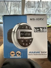 MARINE TECH Marine Multimedia Receiver MS-IORV Bluetooth Stereo USB Waterproof