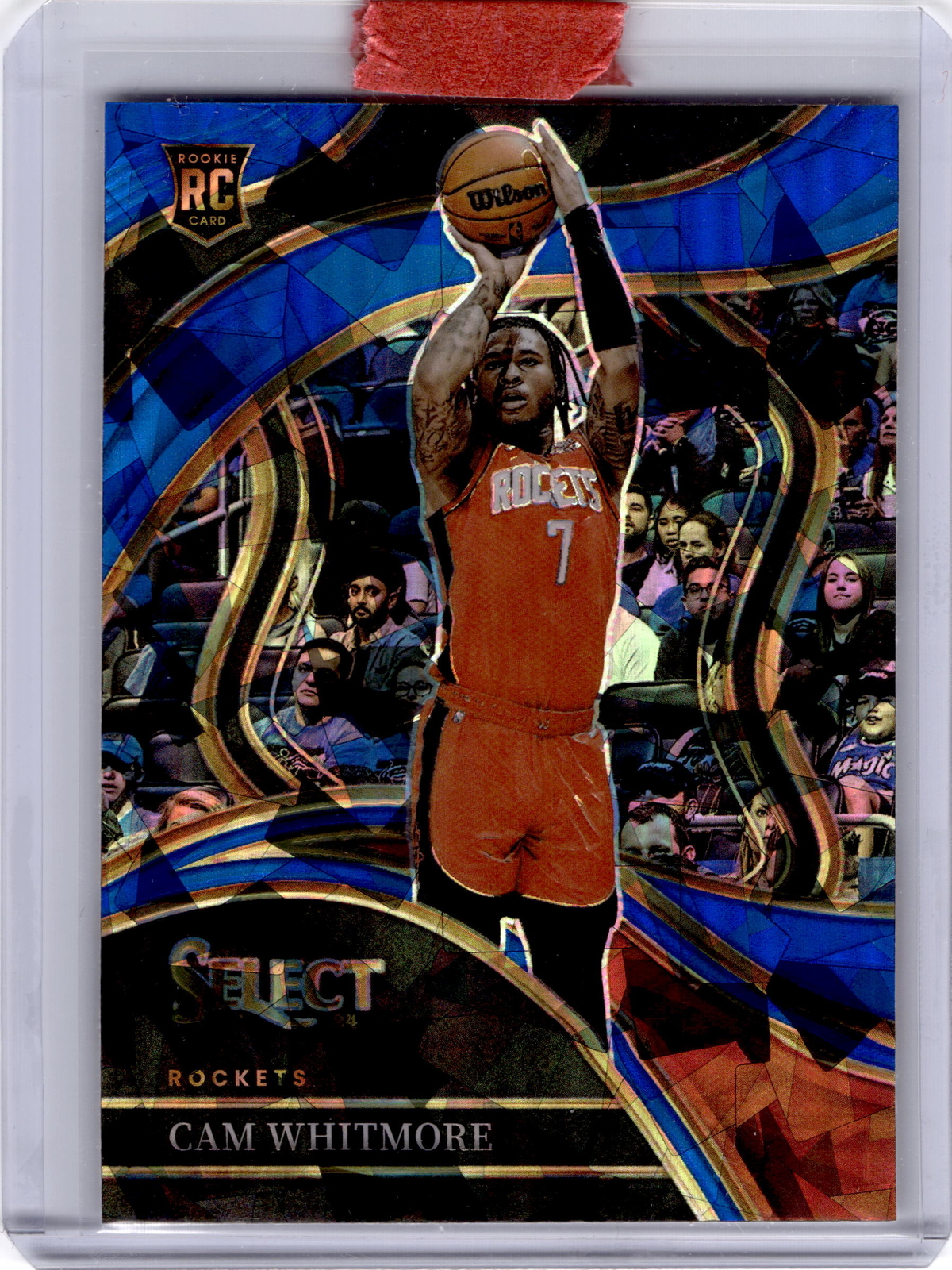 2023-24 Panini Select #282 Cam Whitmore Blue Cracked Ice Prizms