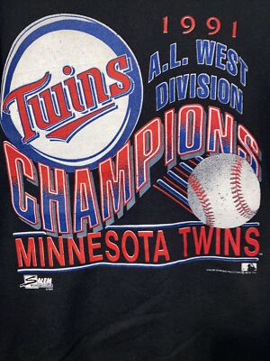 Vintage Salem Sports Minnesota Twins World Series Crewneck Men's