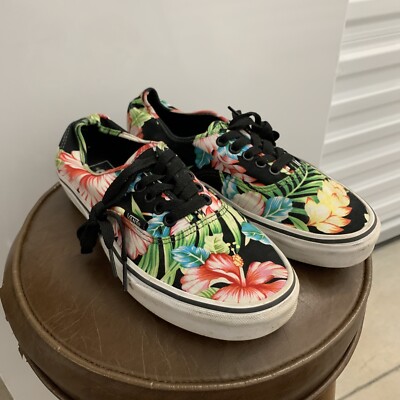 Vans Low Rise Floral Canvas Multicolor Mens Size Women’s Comfortable  Shoes