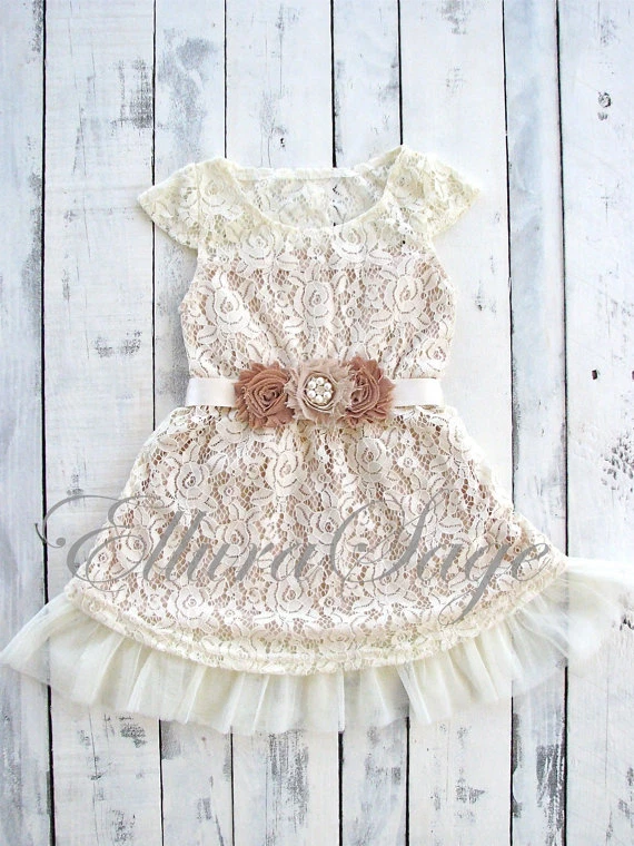 cream ivory bridesmaid dresses Mismatched Bridesmaid Dresses main image 0