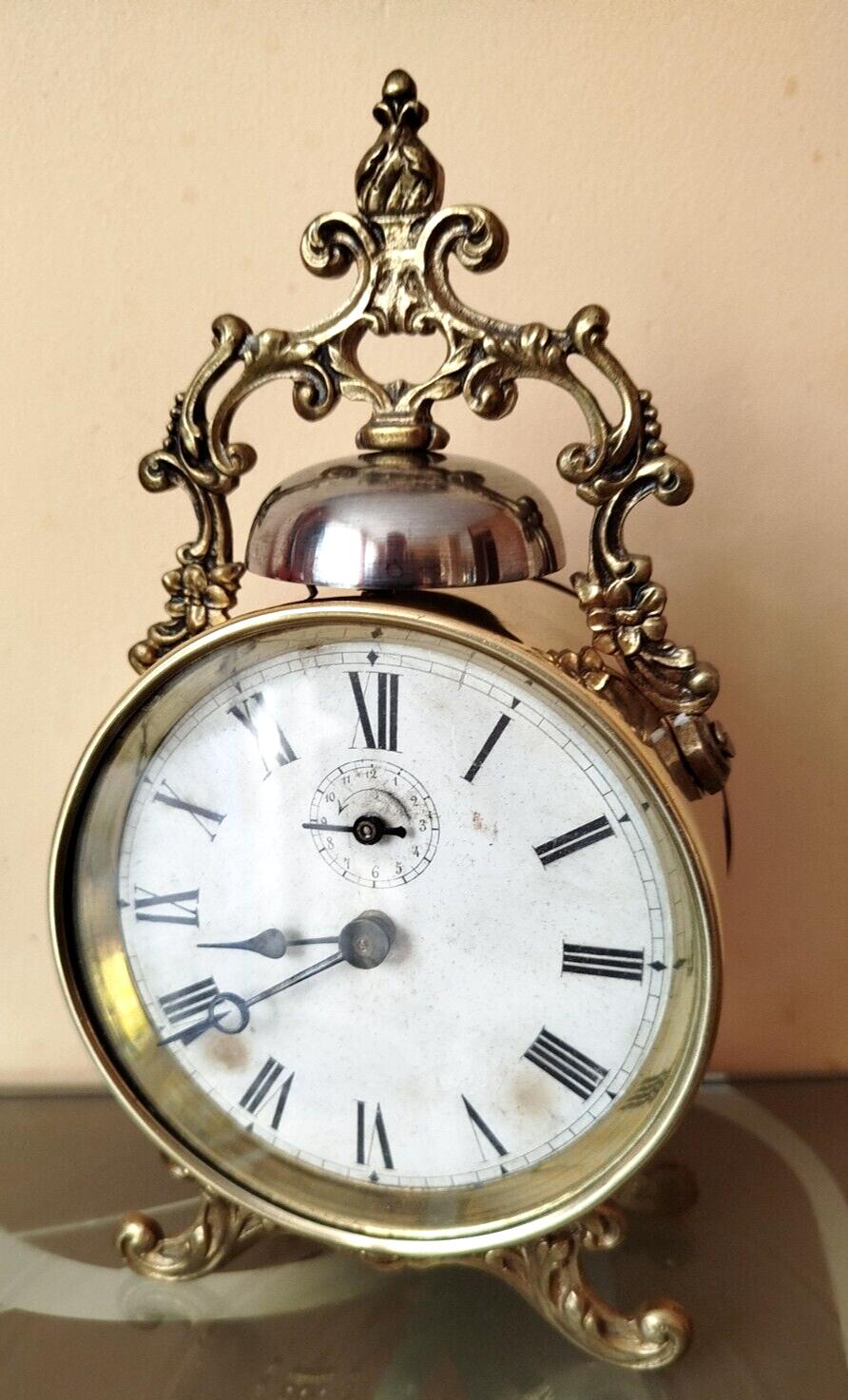 Alarm clock by Japy Francois I, 1900, Rare, working, ringing-image