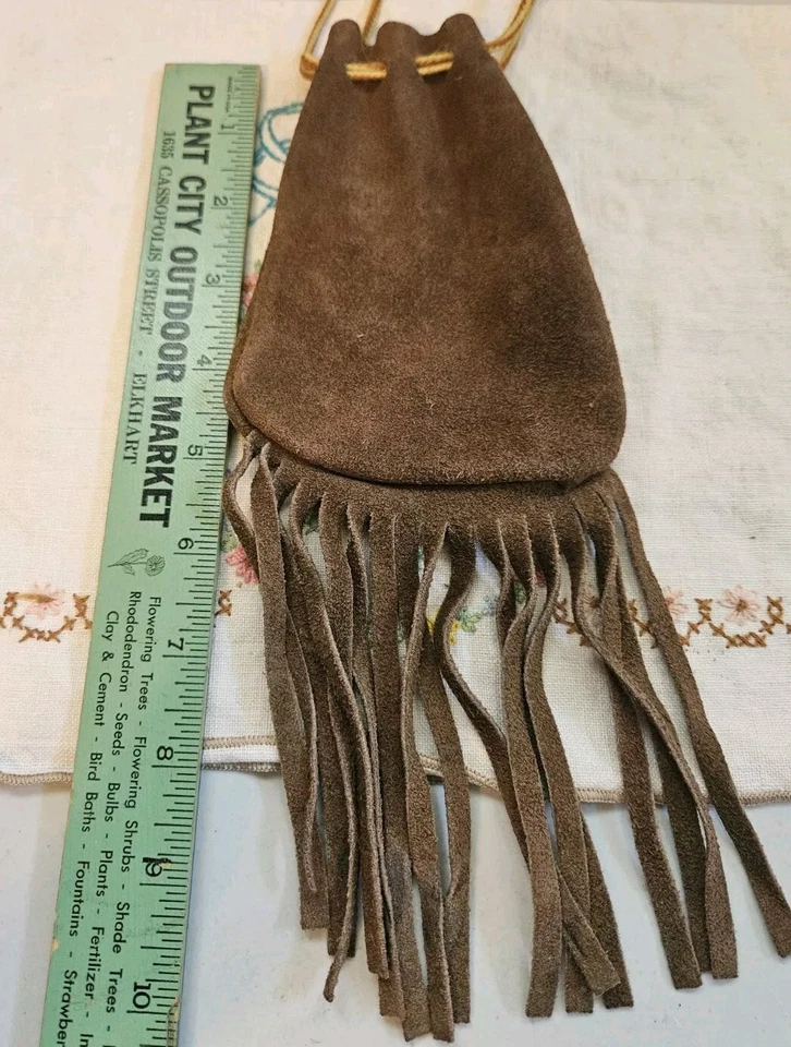 Vintage Lot of 3 Brown/Black Leather Pouches Coin Pouch - Image 4 of 4