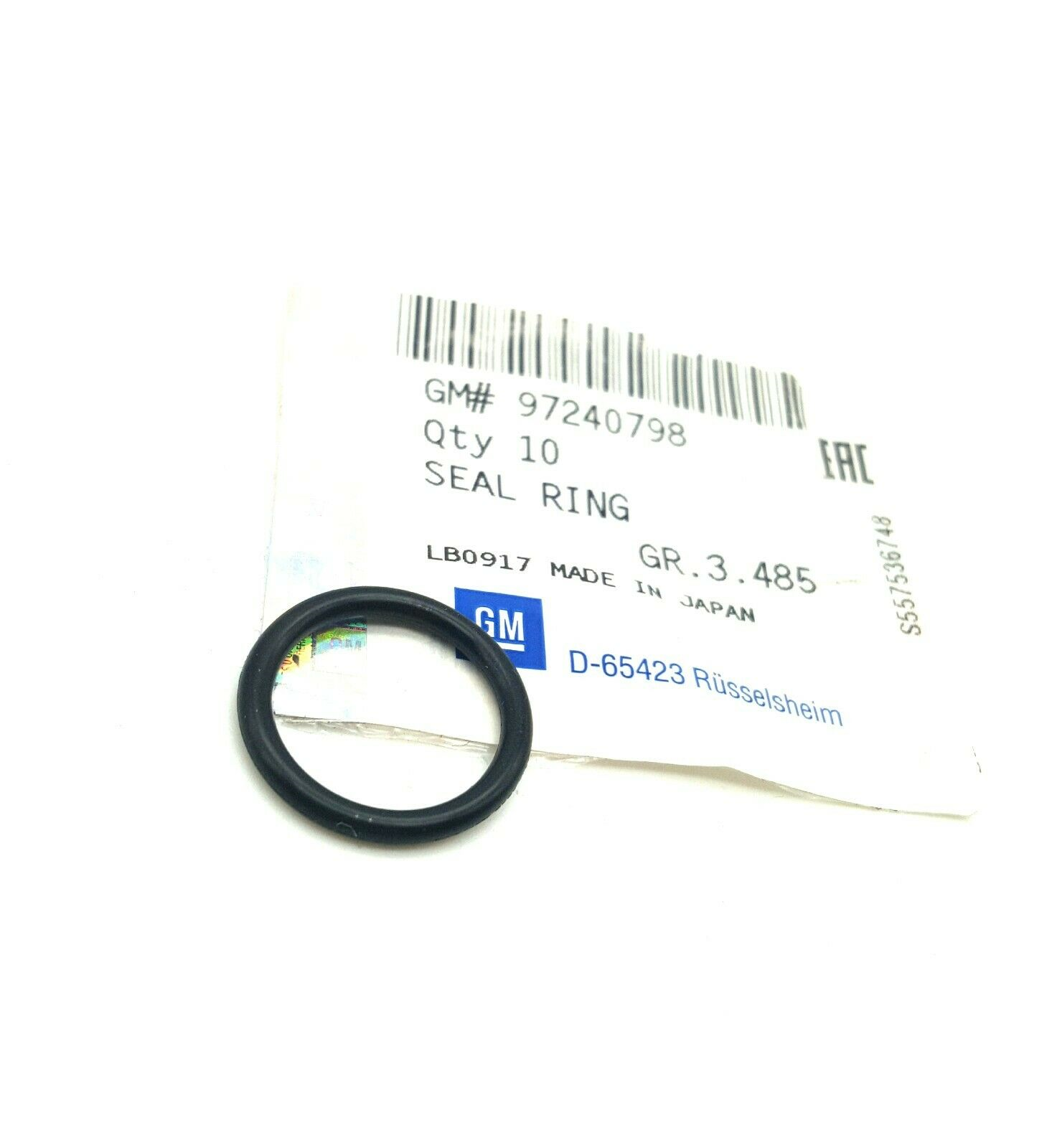 Original Vauxhall 97240798 Gasket Exhaust Gas Recirculation  