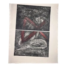 ILLEGIBLE SIGNATURE. Engraving. Colography . Contemporary Art.