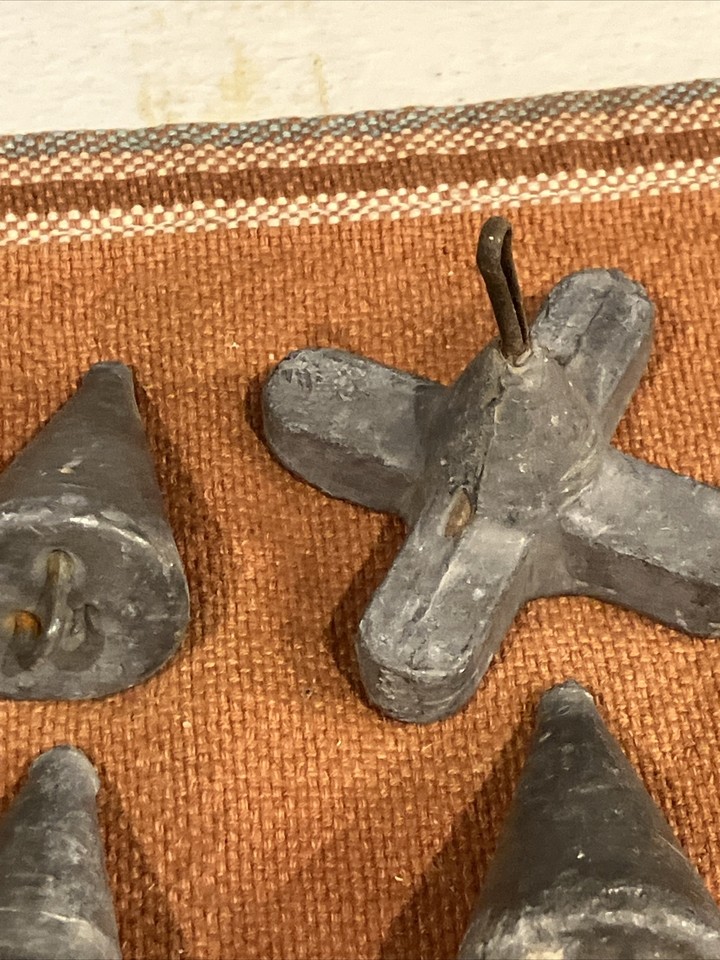 Six Pounds Of A Variety Of Fishing Weights And Lead Ingots eBay