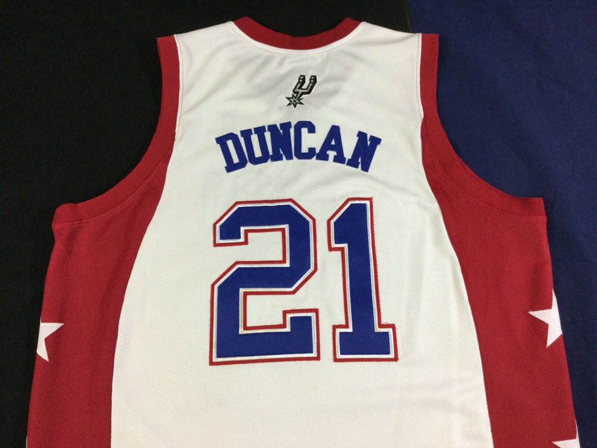 Vintage All Star Game Tim Duncan #21 Basketball-NBA Nike Jersey