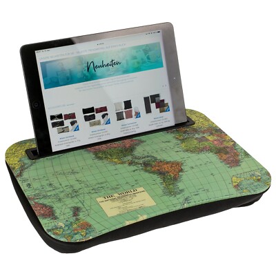 Tablet-Halter Desktop Bett Sofa Knietablet Tablet-Halterung Universell Weltkarte