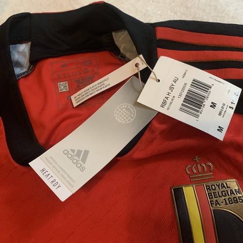 Adidas 2022-23 Belgium Authentic Home Soccer Jersey HD9413 Men Size M $150 - Picture 4 of 8