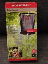 Solardusche Rocktrail (20 l), warmes Wasser durch Sonnenenergie-NEU/OVP