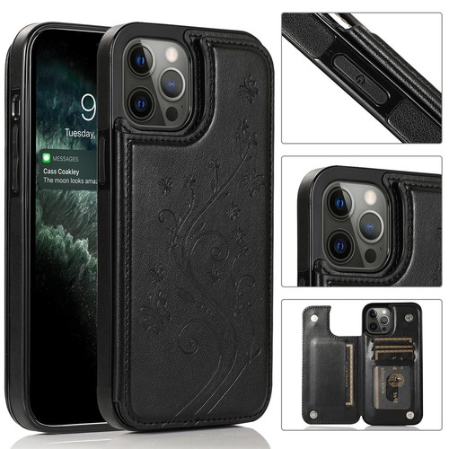 For iPhone 14 15 Pro Max 13 12 11 XS 8 WOMEN Leather Card Wallet Flip Case Cover - Picture 22 of 23
