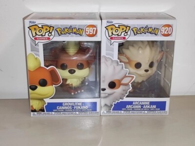 Pokemon Funko Pop Lot 2 - Growlithe - Arcanine