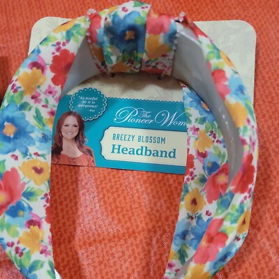 PIONEER WOMAN HAIR BRUSH HEADBAND BREEZY BLOSSOM PATTERN SET  display picture 3