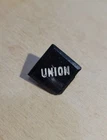 Rare Antique Civil War Button "UNION", Union League Club, Black Glass Button