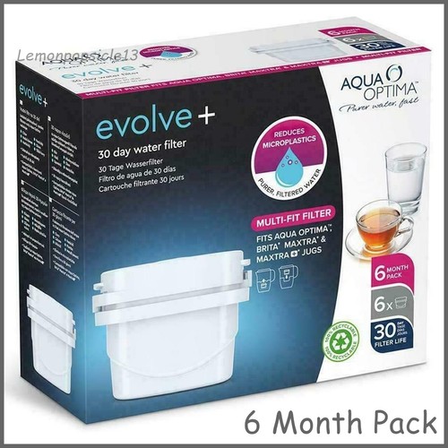 Aqua Optima Water Filter Cartridges Evolve+ 6 pack 6 Months Supply eBay