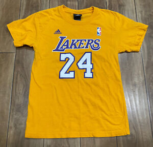 Details about Boys Youth NBA Los Angeles Lakers Kobe Bryant adidas T-Shirt Size Medium 10-12