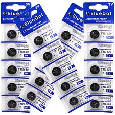 Qty 20 CR1620 DL1620 5009LC 208-208 L08 KCR1620 Lithium battery US Seller