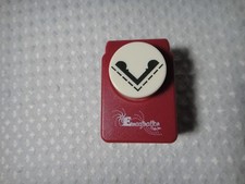 Emagination Corner Fluted Single Fan Inverted Paper Craft Punch Scrapbooking