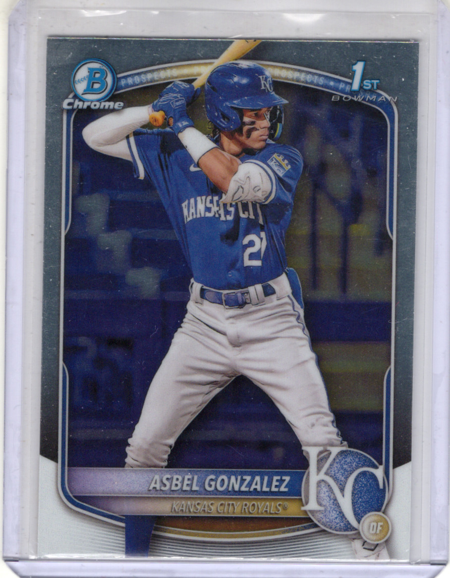2025 Bowman 1st - Chrome Prospects Asbel Gonzalez #BCP-4