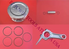 Powerhorse 208CC Gas Engine Generator Piston Pin Rings Connecting Rod Kit Set