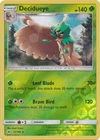 Pokemon Sun and Moon Base Decidueye Reverse Holo 11/149