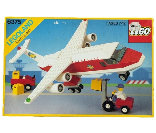 LEGO 6375 Trans Air Carrier Legoland Town System 1990 NEW Sealed 190 pcs Retired