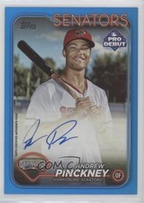 2024 Topps Pro Debut Blue Foil Auto 80/150 Andrew Pinckney #PD-117 Auto 10w8