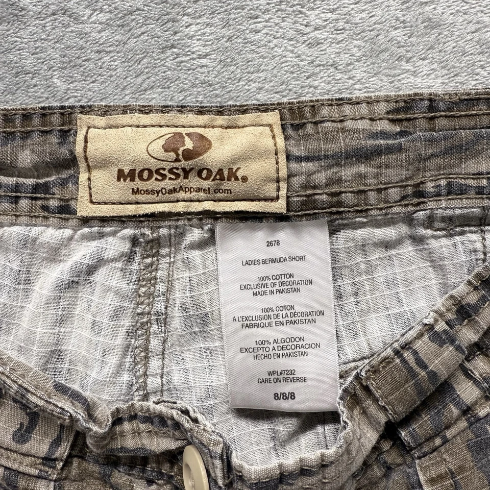 mossy oak camo real tree womens short size 8 - Image 3 of 4
