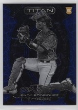 2023 Panini Chronicles Titan Blue Velocity Prizm 75/99 Endy Rodriguez #4 7s2