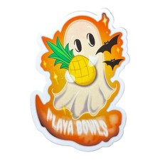 Exclusive Limited Edition Playa Bowls October Decal Sticker 2023 Ghost Pumpkin