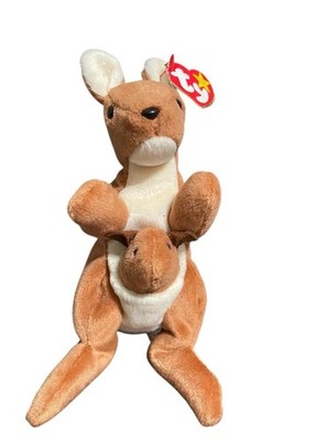 Ty Rare Beanie Baby 1996 Pouch Kangaroo Style 4161 Retired