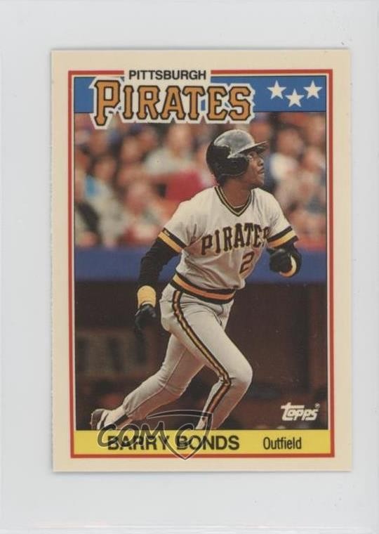 1988 Topps United Kingdom Minis Tiffany Barry Bonds #5 0v1p