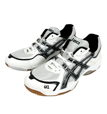 Asics Gel Rocket Court Shoes Men's Size 9 White / Black 2010 Style