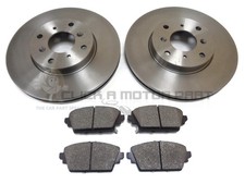 per HONDA ACCORD TYPE V 2.3 1998-2002 ANTERIORE 2 DISCHI FRENO E PASTIGLIE SOLO 4 BORCHIE