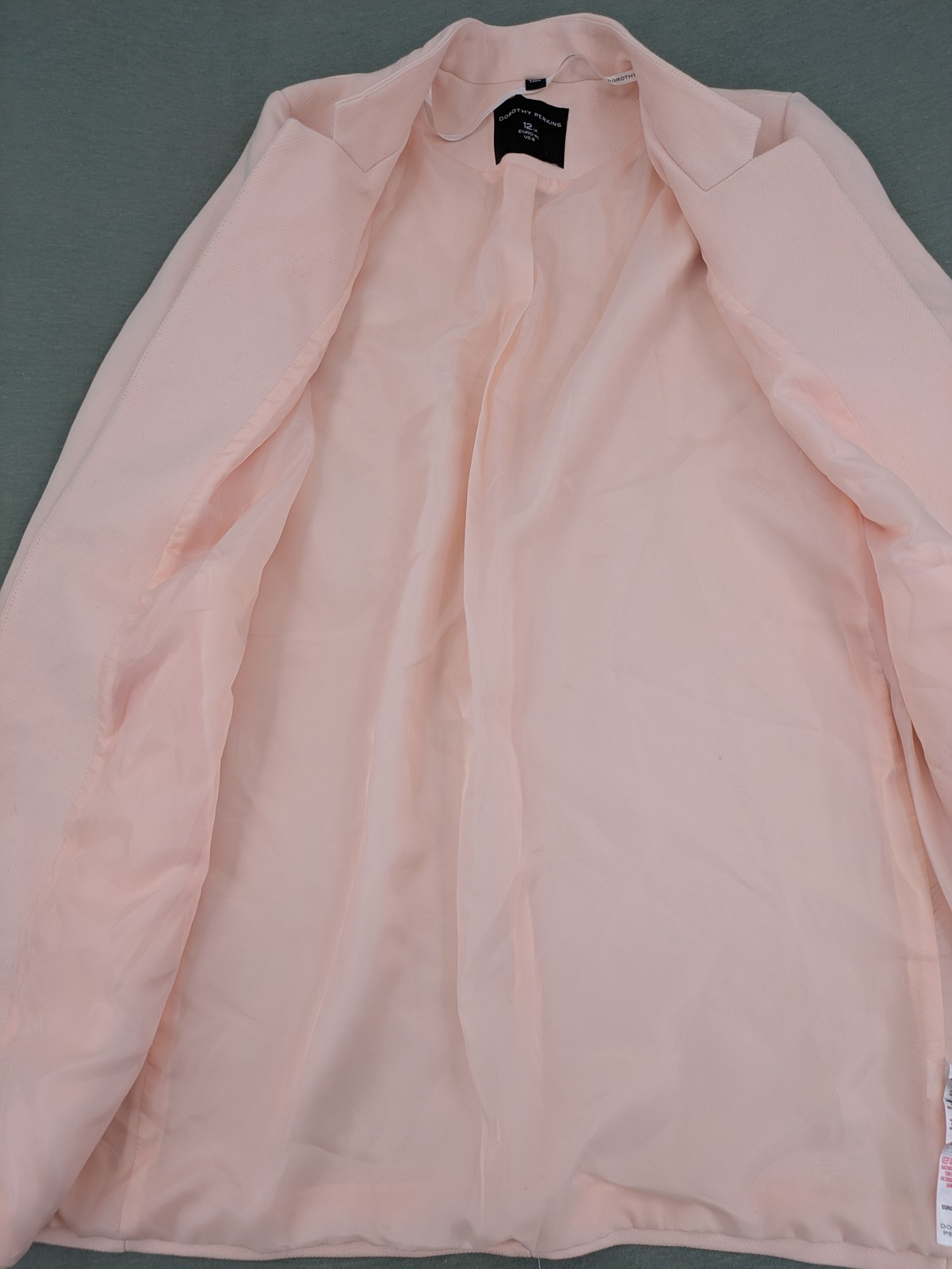 Dorothy Perkins Damen Blazer Jacke Gr 40 Rosa Longblazer Offen Viskose Mix image 5