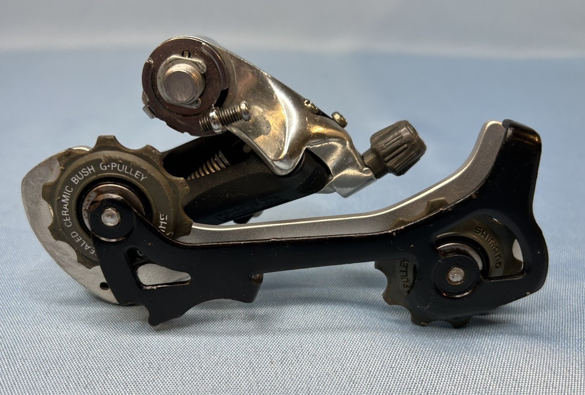 Dérailleur Arrière Shimano Deore XT RD-M739 – Vintage VTT, 8 Vitesses, Longue Cage