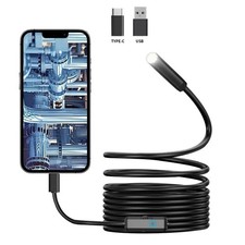 USB Type C Endoscope Borescope Snake Inspection Camera 3 in 1 for Phone Android
