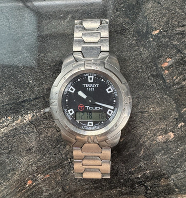 Tissot T-Touch Men s Titanium Analog/Digital 43mm Quartz Compass 30m