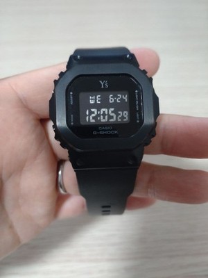 Y's x GM-S5600Y Digital Quartz Watch Black Used, 80mm Body Width SA629