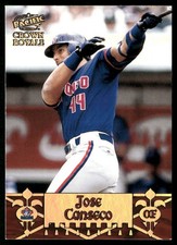 Jose Canseco 1998 Pacific Crown Royale #25 Diamond Knights Toronto Blue Jays
