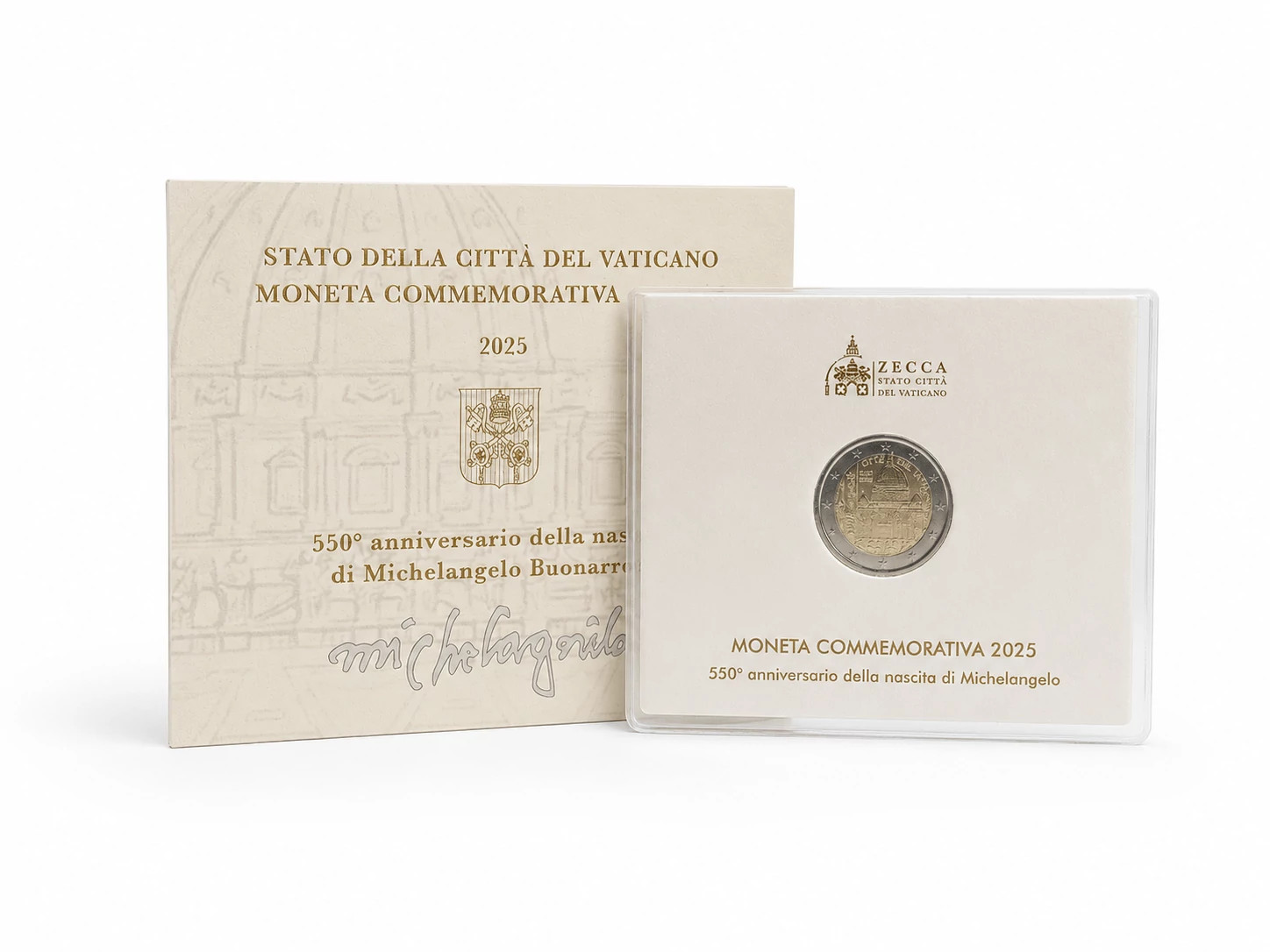 2 Euro Vatican 2025 - Michel-Ange