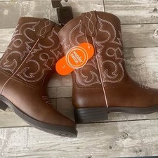 Wonder nation girls cowgirl boots size 2