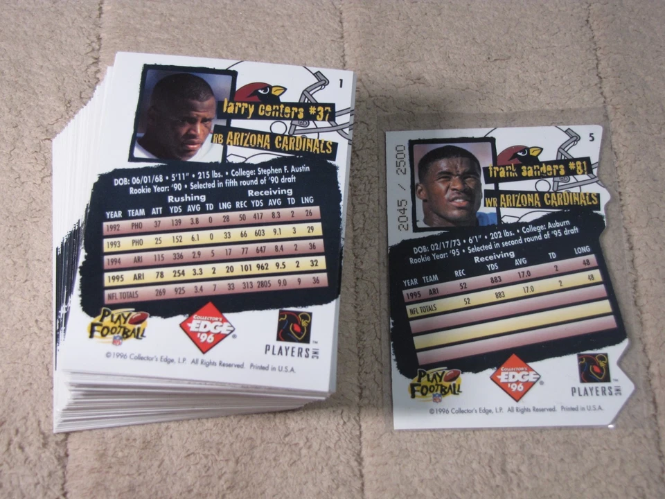 1996 Collector's Edge Football (Pick Choose Complete) - Image 2 of 2