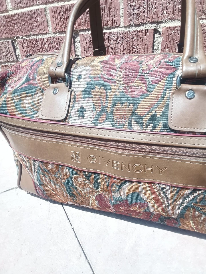 Bolsa de lona floral Givechy vintage años 90 Foto 2 de 4