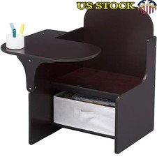 Kids Chair Desk W/ Storage Bin Art Supplies  Toys Preschool Playtable New