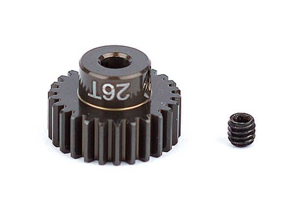 ASSOCIATED FACTORY TEAM ALUM. PINION GEAR 26T 48DP 1/8""SHAFT